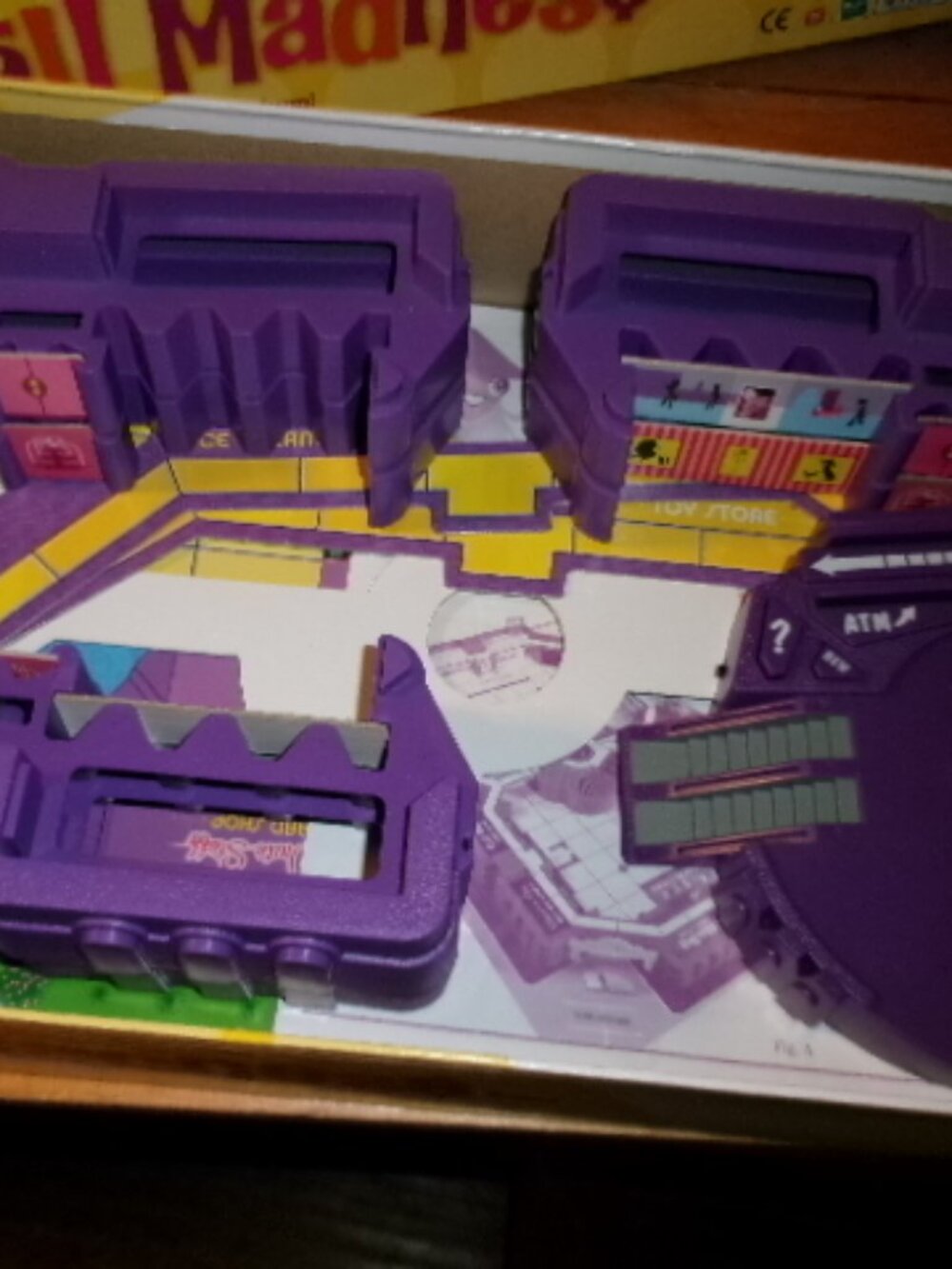 Vtg all intact working Electronic Game Mall Madness Milton Bradley MINT - Picture 7 of 10